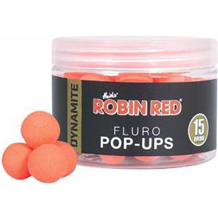 Boiles Galleggiantee Dynamite Baits Fluro Pop-Ups Robin Red