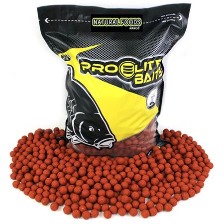 Μπόιλι Pro Elite Baits Boilies Natural Foods Robin Red