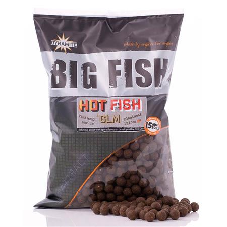 Boilie - 1Kg Dynamite Baits Big Fish Hot Fish & Glm Boilies - 1Kg