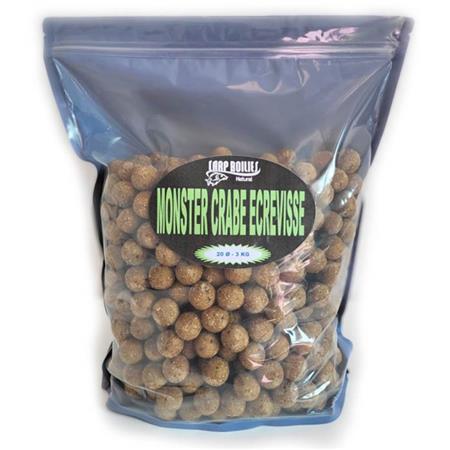 Boilie Carp Boilies Natural Monster Crabe Ecrevisse