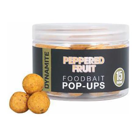 Boilie Flotante Dynamite Baits Peppered Fruit Foodbait Pop-Ups