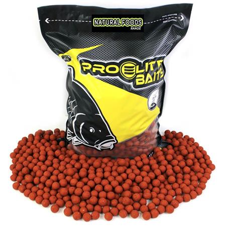 BOILIE IROM PRO ELITE BAITS BOILIES NATURAL FOODS ROBIN RED