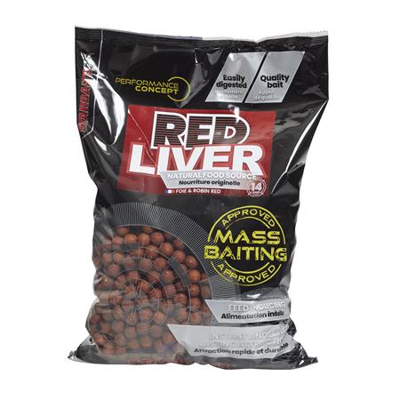 BOILIE IROM STARBAITS PERFORMANCE CONCEPT RED LIVER MASS BAITING