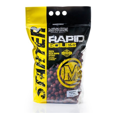 Boilie Mivardi Rapid Boilies Starter - Hot Spice