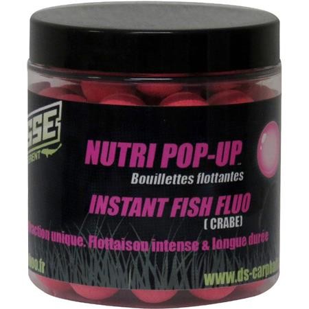Boilie Schwimmend Deesse Nutri Pop Up Instant Fish Fluo Rose