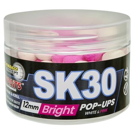 BOILIES FLOTANTE STARBAITS PERFORMANCE CONCEPT SK30 BRIGHT POP UP