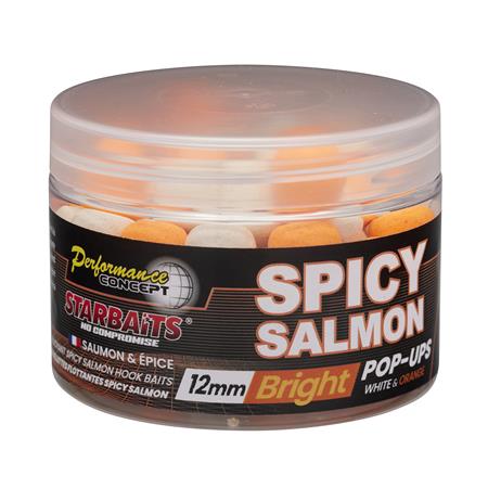 BOILIES FLOTANTE STARBAITS PERFORMANCE CONCEPT SPICY SALMON BRIGHT POP UP