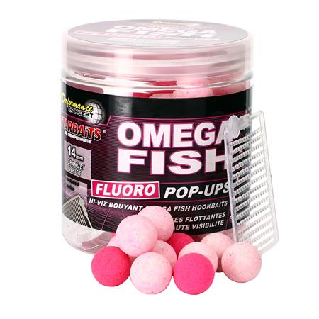 Boilies Flotantes Starbaits Performance Concept Omega Fish Fluo Pop Up