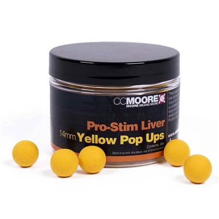 Boilies Flutuantes Cc Moore Pro-Stim Liver Pop Ups