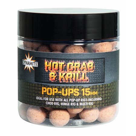 Boilies Flutuantes Dynamite Baits Hot Crab & Krill