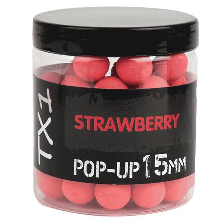 Boilies Flutuantes Shimano Tx1 Pop-Up Strawberry