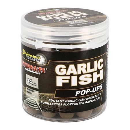 Boilies Flutuantes Starbaits Concept Garlic Fish Pop Up