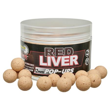 Boilies Flutuantes Starbaits Performance Concept Red Liver Pop Up
