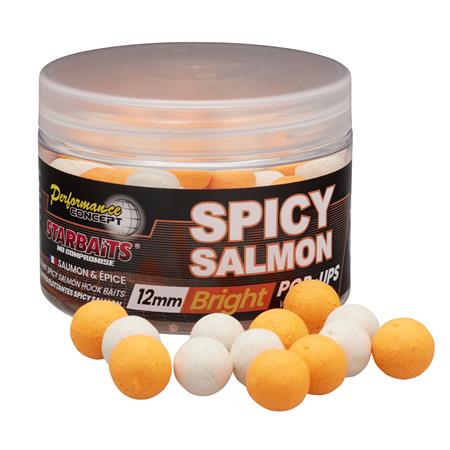 Boilies Flutuantes Starbaits Performance Concept Spicy Salmon Bright Pop Up