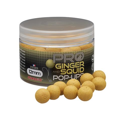 Boilies Flutuantes Starbaits Probiotic Pro Ginger Squid Pop Up