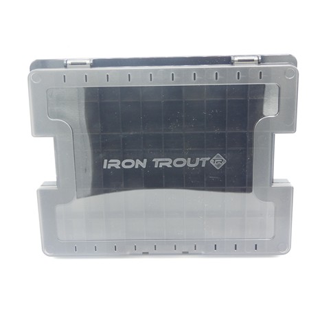 Boite 68 Compartiments Spoon Box Iron Trout - 227*178*22 Mm