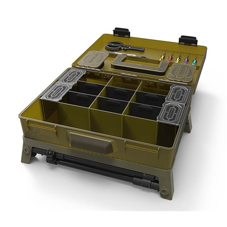 BOÎTE À ACCESSOIRES COMPLÈTE KORUM MEGA BLOX STATION FULLY LOADED