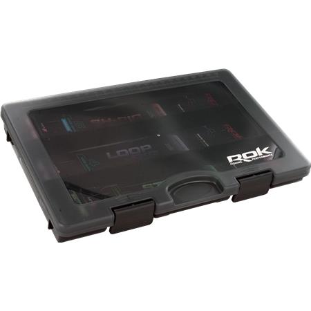 Boîte À Accessoires Rok Fishing Slim Storage Box 362 Black & Smoke