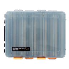 Boîte De Rangement Savage Gear Lurebox – Pour Pêche Carpe, 2 Côtés, Fumée, Courte
