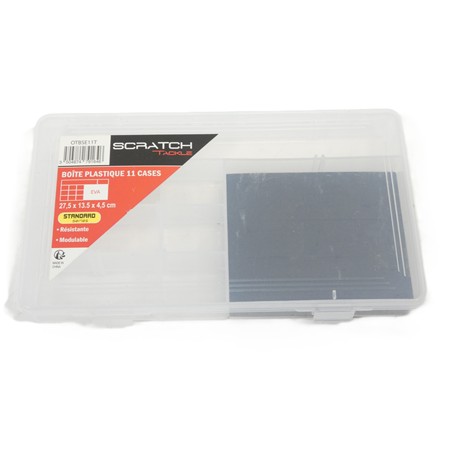 Boîte De Rangement Scratch Tackle Serie Standard Mousse - 25.2 X 14 X 3Cm