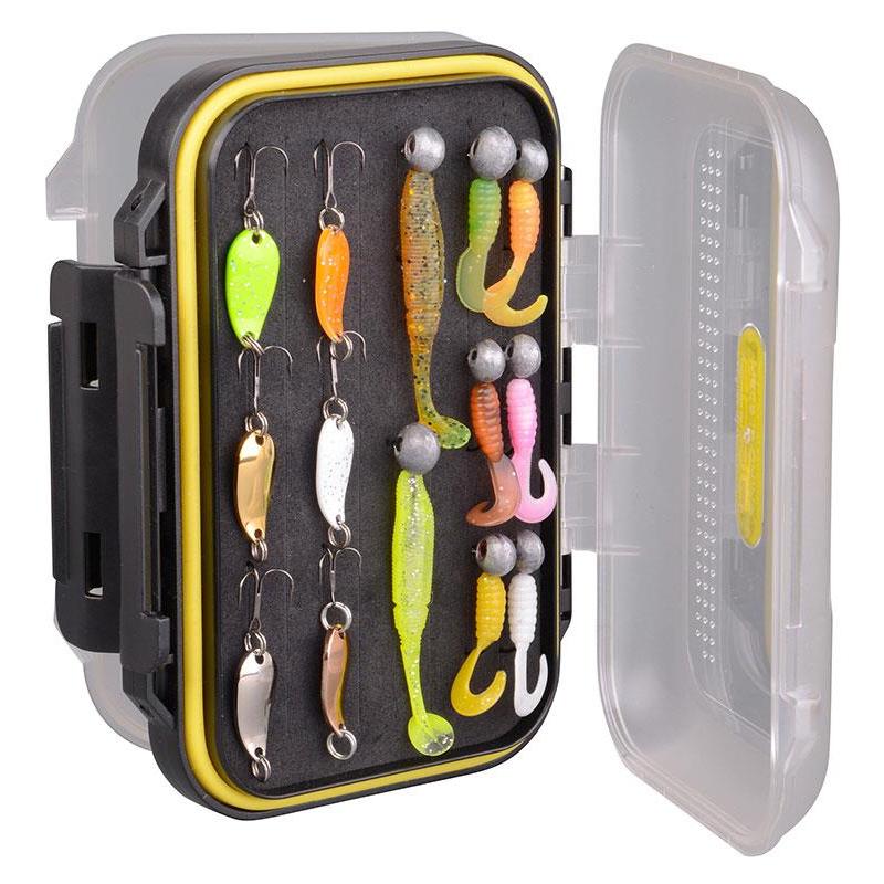 Boîte de pêche, boîte à outils étanche, boîte de rangement Portable d'appâts  de pêche de grande capacité (A) : : Sports et Loisirs