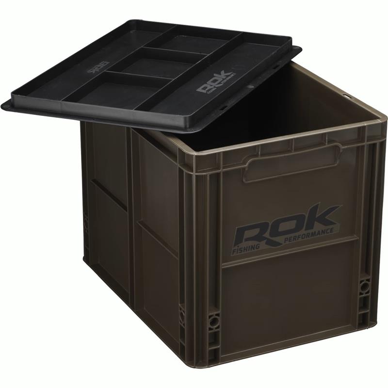 Rok Fishing Crate Cover 43 - Tároló Rekesz Fedél Fekete