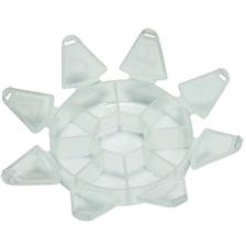 Boîte Magnétique 5 Cases Avec Pince - Rangement Pour Vis, Bijoux, Petits Objets (lot De 4)