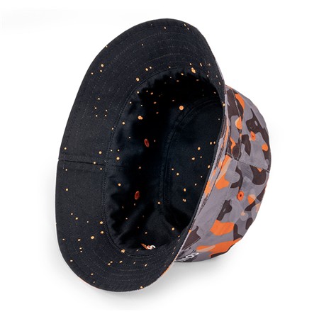 BØLLEHAT SONUBAITS BUCKET HAT VENDBAR - SORT/ORANGE