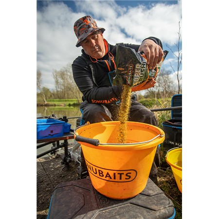 BØLLEHAT SONUBAITS BUCKET HAT VENDBAR - SORT/ORANGE