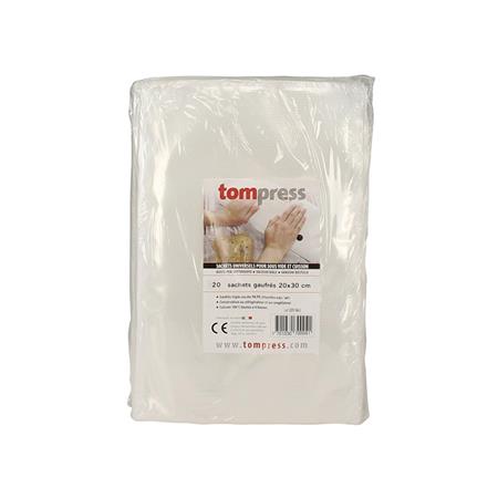 Bolsa Al Vacío Para Conservación Y Cocción Triple Capa Tom Press Triple Couche - Paquete De 20