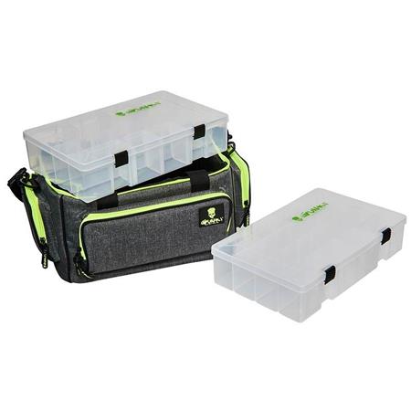 Bolsa De Transporte Con Cajas Gunki Box Bag Power Game Pike Avec Boîtes