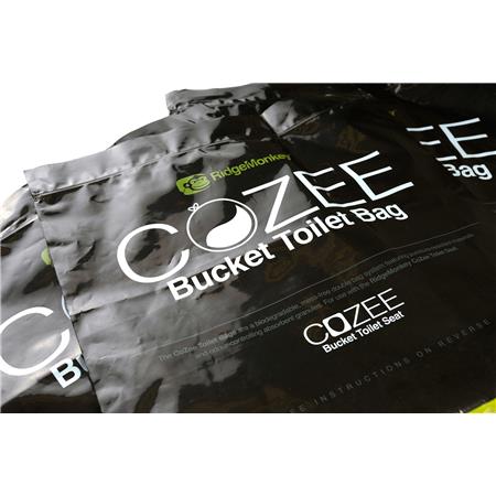 BOLSA PARA WC PORTÁTIL RIDGE MONKEY COZEE - PAQUETE DE 5