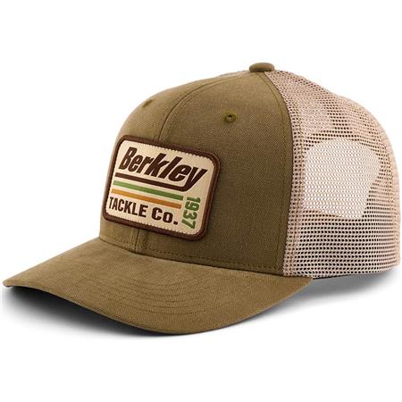 Boné Berkley Striper Trucker Brown Charcoal