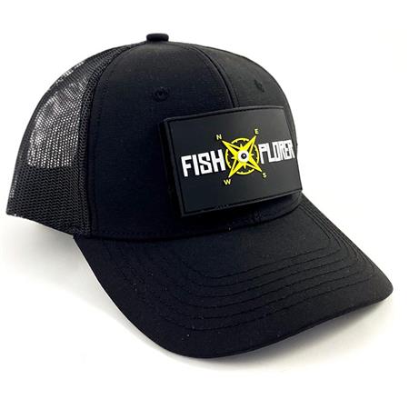 Boné De Homem Com Velcro Hidrófugo + Resistente Aos Uv - Preto Fishxplorer Trucker Hydrofuge + Uv Résistant - Noir