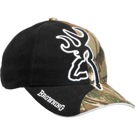 Boné Homem Browning Big Buckmark Black Rtx - Noir