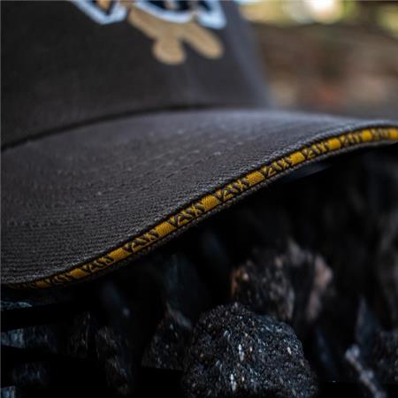 BONÉ HOMEM - PRETO VASS BRUSHED COTTON CAP - NOIR