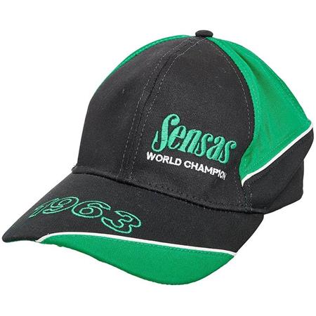 Boné Homem - Preto/Verde Sensas Fashion - Noir/Vert