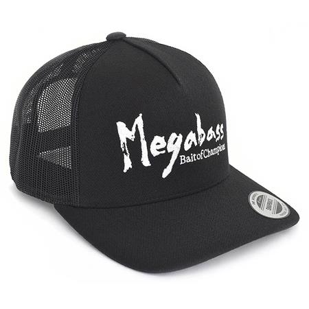 Boné Masculino Megabass Brush Trucker - Preto/Branco