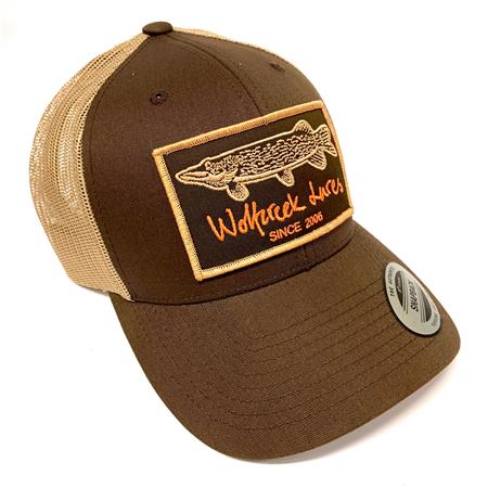 Boné Masculino Wolfcreek Lures Lures Patch Pike - Marron