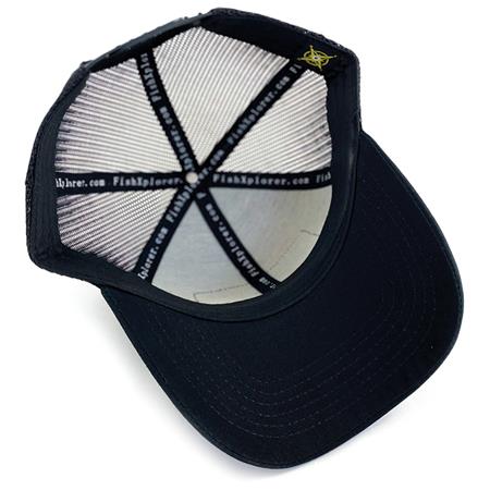 BONÉ PARA HOMEM COM VELCRO - PRETO FISHXPLORER TRUCKER - NOIR