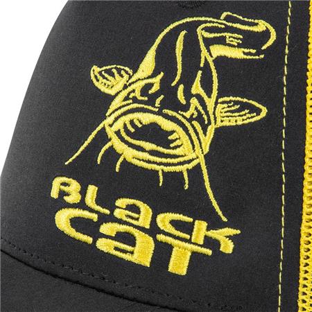 BONÉ - PRETO/AMARELO BLACK CAT TRUCKER CAP - NOIR/JAUNE