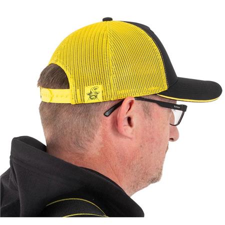 BONÉ - PRETO/AMARELO BLACK CAT TRUCKER CAP - NOIR/JAUNE