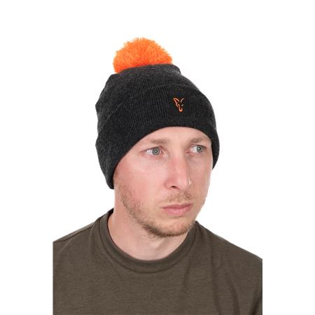 Bonnet Fox Collection Bobble Hat - Noir
