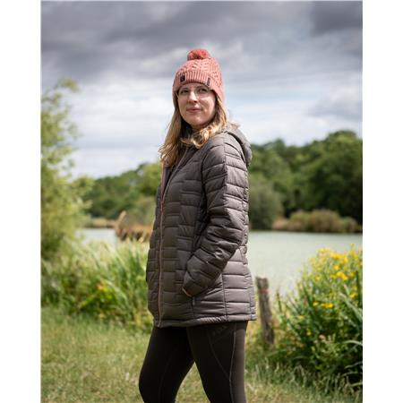 BONNET FOX LADIES KNITTED BOBBLE - ROSE