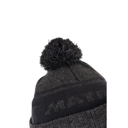 BONNET FOX MATRIX GREY SHERPA BOBBLE HAT - GRIS