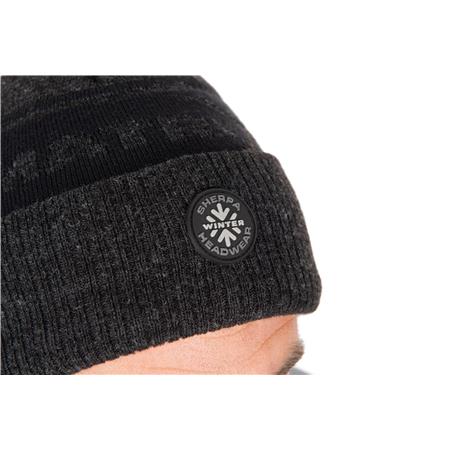 BONNET FOX MATRIX GREY SHERPA BOBBLE HAT - GRIS