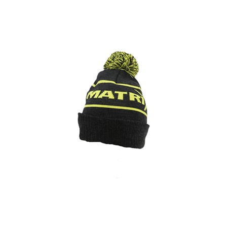 Bonnet Fox Matrix Lime & Grey Bobble Hat - Gris - Ghh010