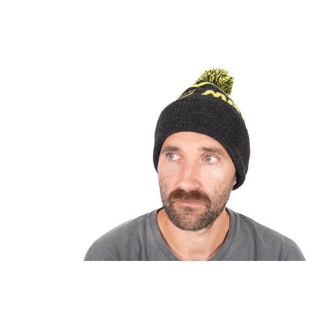 BONNET FOX MATRIX LIME & GREY BOBBLE HAT - GRIS