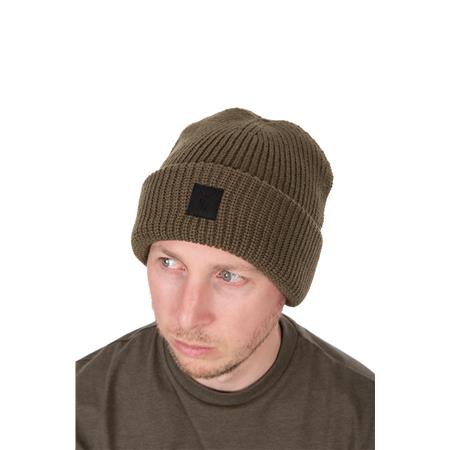 BONNET FOX MERINO BLEND BEANIE - OLIVE