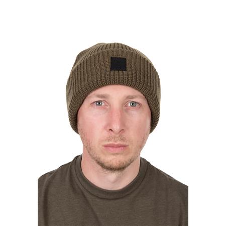 BONNET FOX MERINO BLEND BEANIE - OLIVE